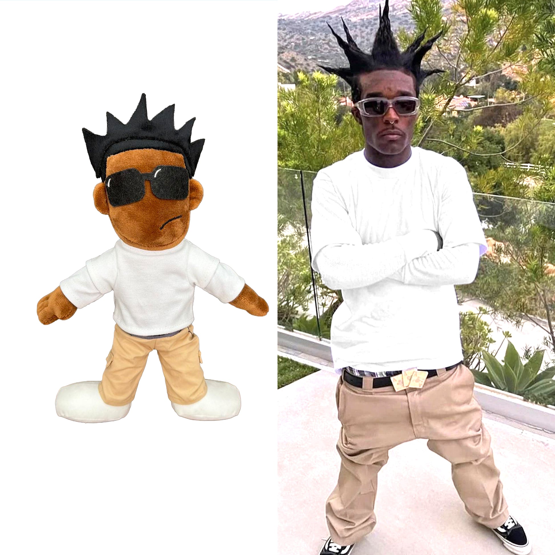Uzi Spikes Plush Sample